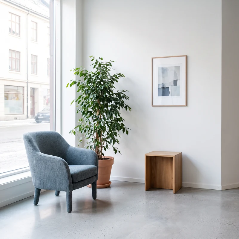 Venteområdet på klinikken